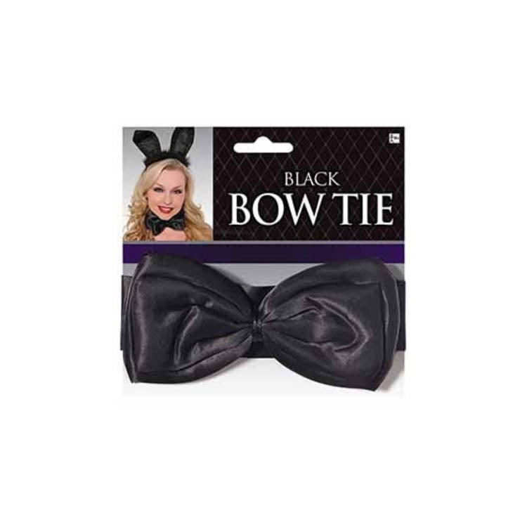 Black Deluxe Bowtie - Party Savers