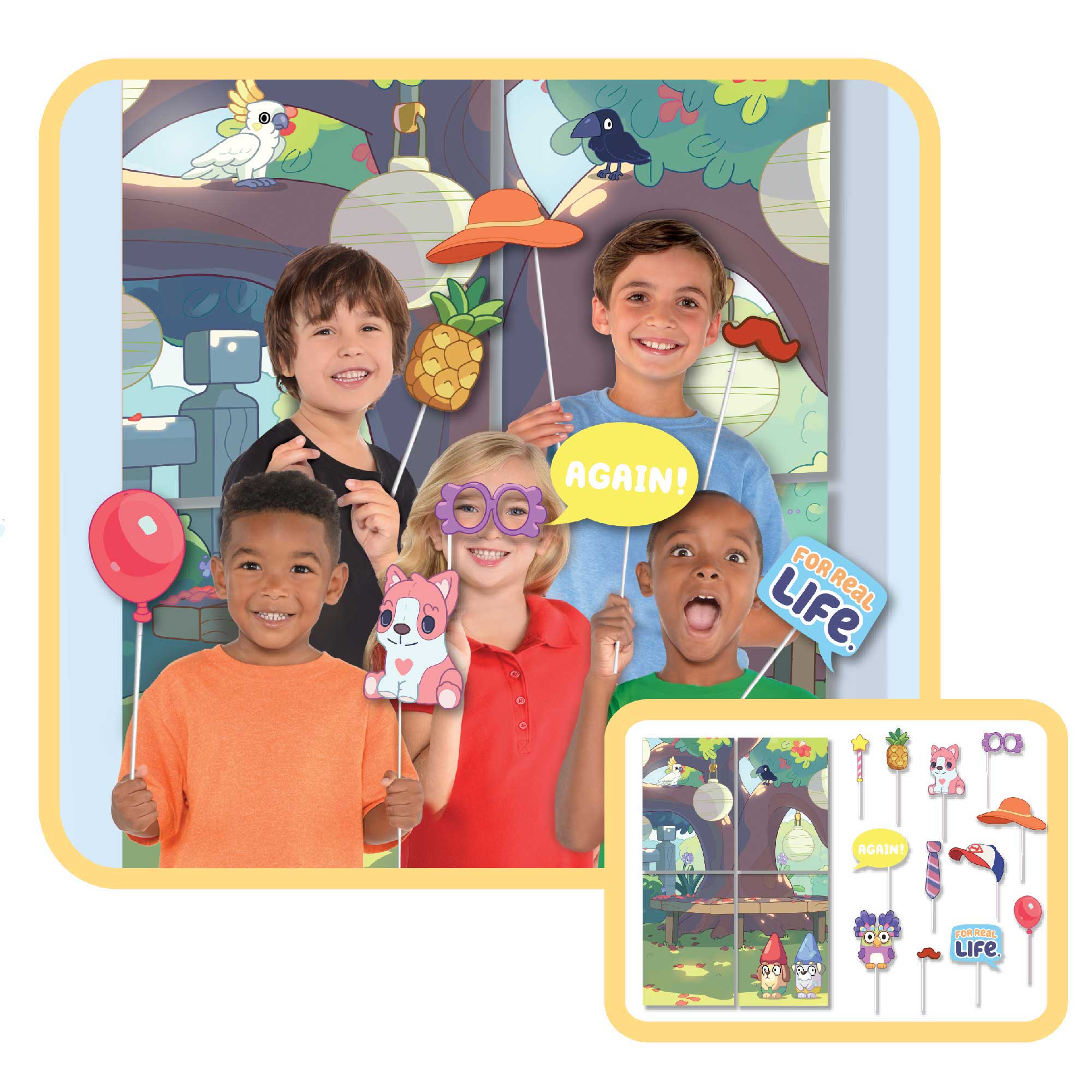 Bluey Scene Setter with Photo Props 16Pk