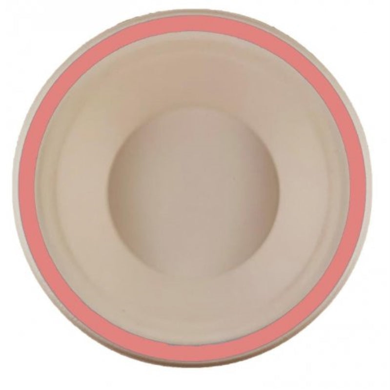 Rose Gold Sugarcane Bowl 160mm 10pk - Party Savers
