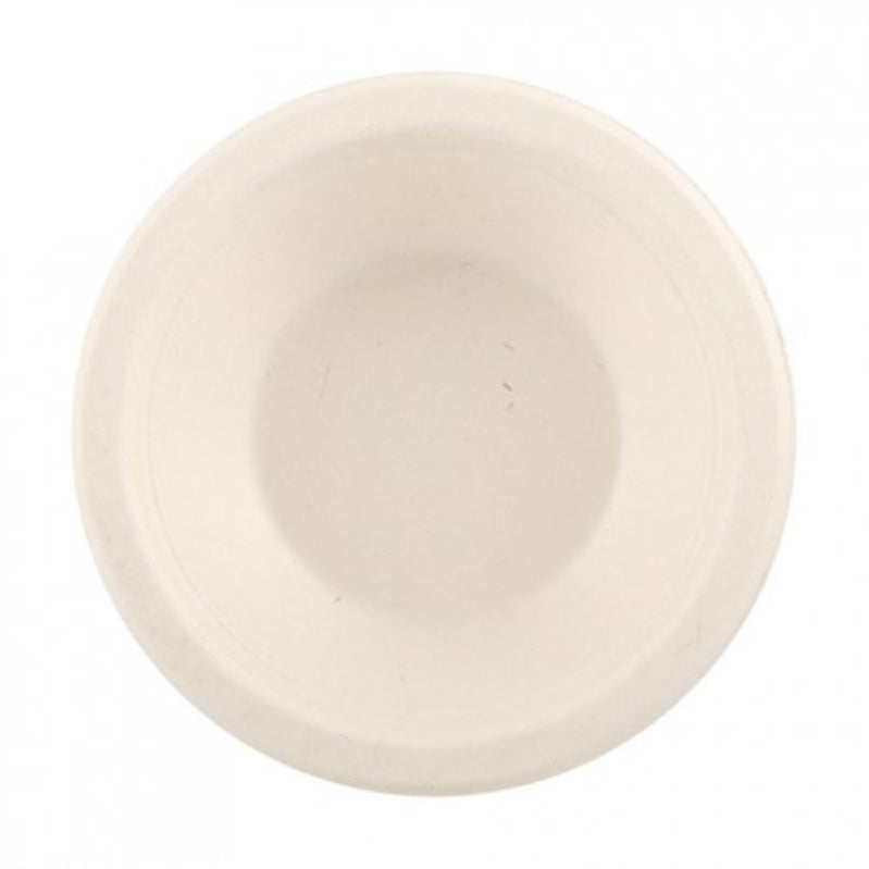 White Sugarcane Bowl 160mm 10pk - Party Savers