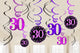 Pink Celebration 30 Swirl Value Pack 12pk - Party Savers
