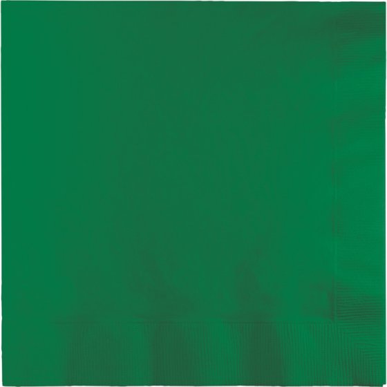 Emerald Green Beverage Napkins 50pk