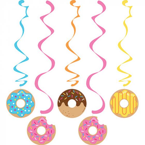 Donut Time Dizzy Danglers Hanging Swirls