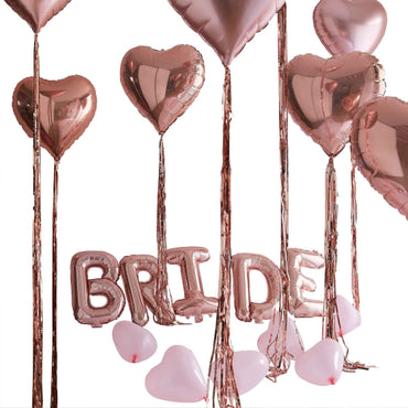 Blush Hen Bride Bedroom Decor Balloons 30pk