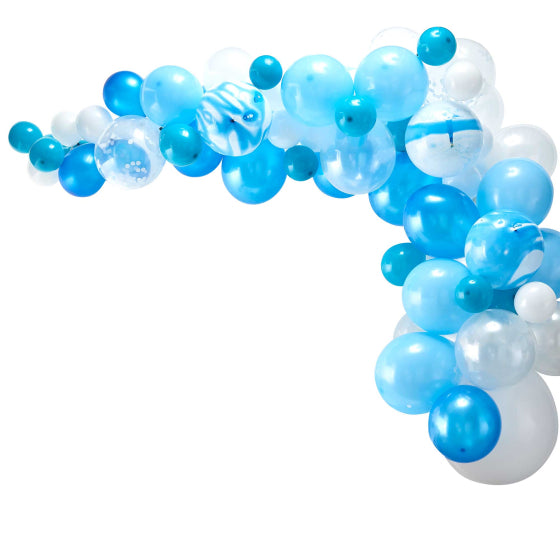 Blue Balloon Arch
