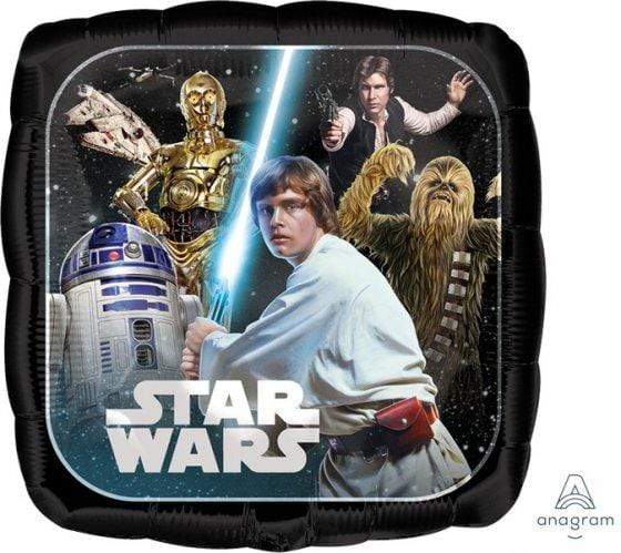 Star Wars Square Foil Balloon 45cm Each