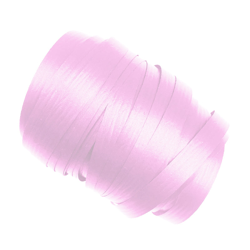 Pastel Pink Precut Ribbon With Clips 1.75m 25pk - Party Savers
