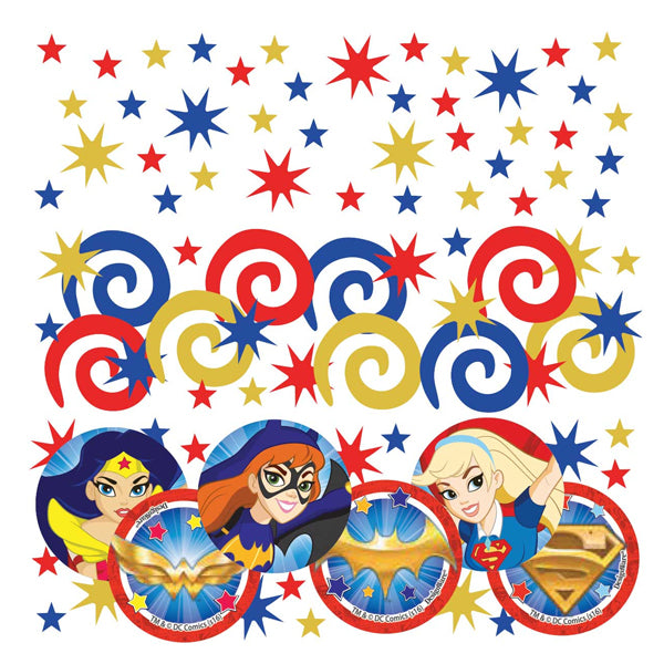 DC Super Hero Girls Confetti 34g - Party Savers