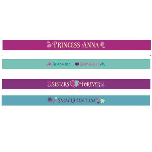 Frozen Rubber Bracelets 4Pk - Party Savers