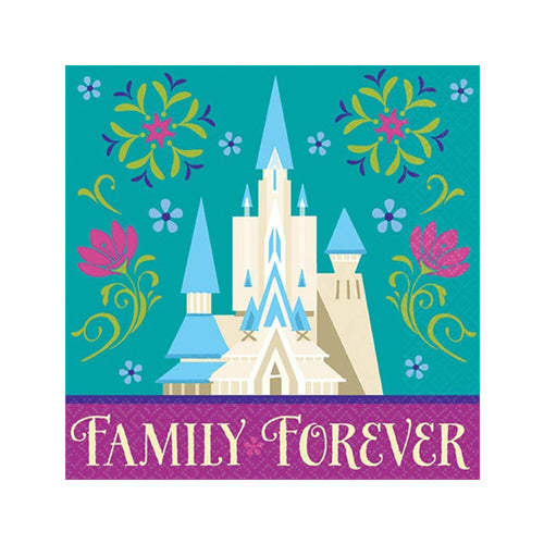 Frozen Beverage Napkins 25cm 16pk - Party Savers