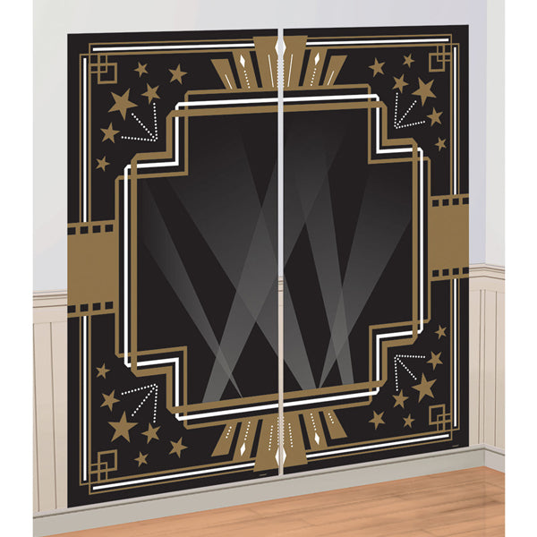 Glitz & Glam Photo Booth Plastic Scene Setter 2pk - Party Savers