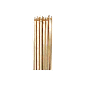 Assorted Bright Candles 12.5cm 12pk - Party Savers