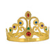Gold Plastic Jeweled Queen Tiara Each - Party Savers