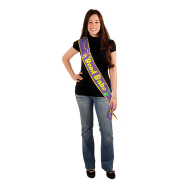 Bead Babe Satin Sash 33in x 4in. Each - Party Savers
