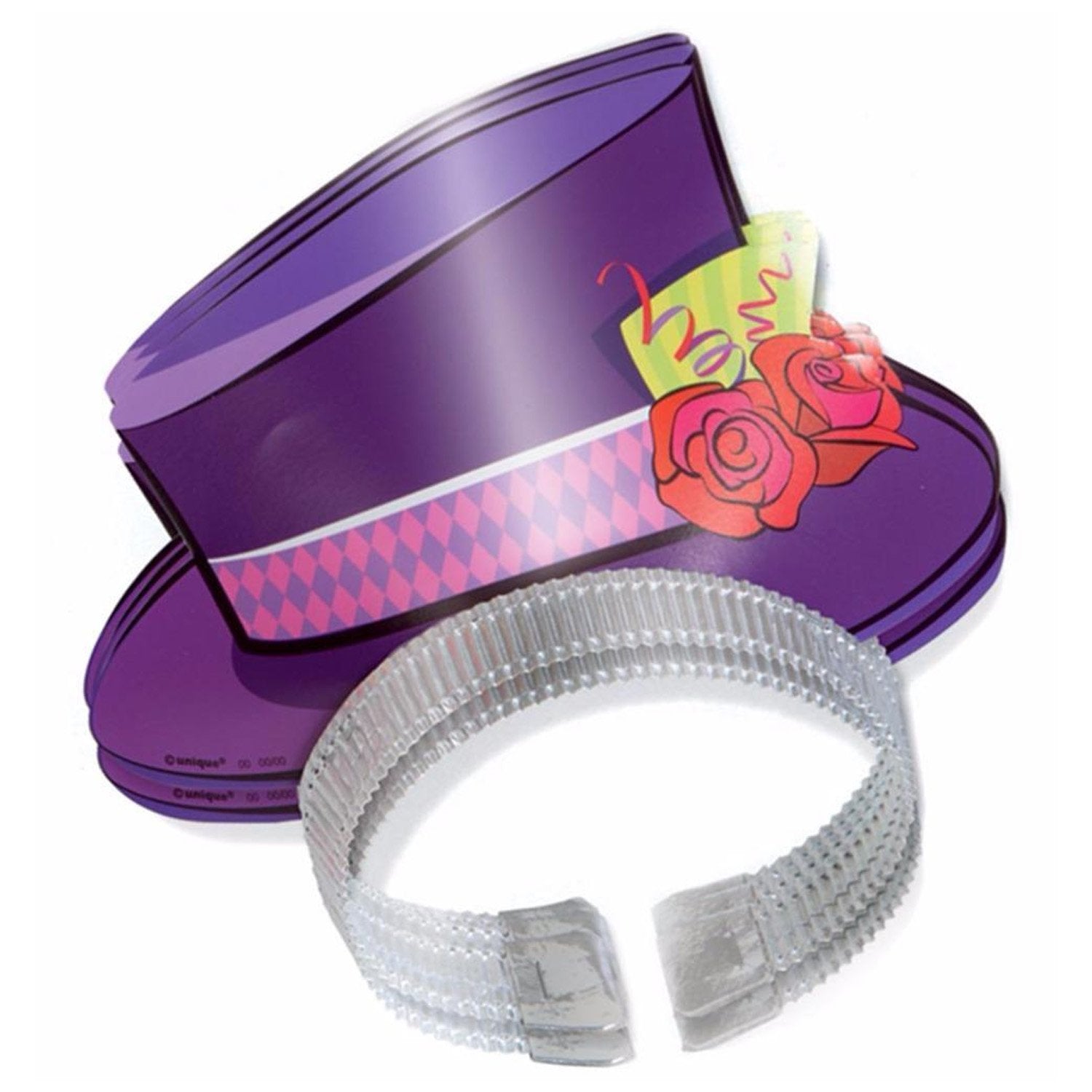 Mad Hatter Top Hat Tiaras 4pk - Party Savers