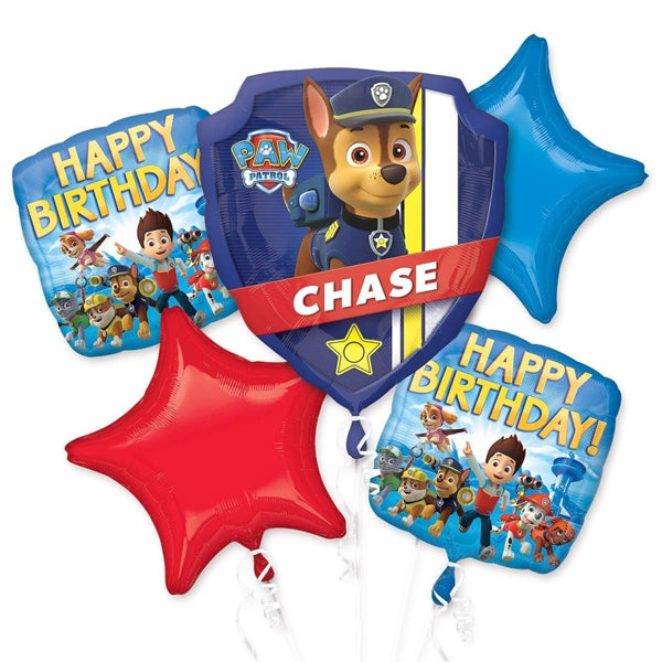 Paw Patrol Happy Birthday Bouquet 5pk - Party Savers