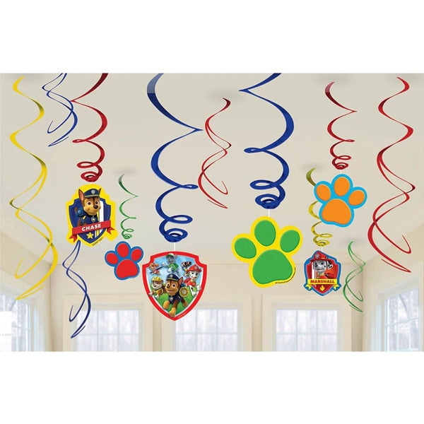 Paw Patrol Swirl Value Pack 12pk - Party Savers
