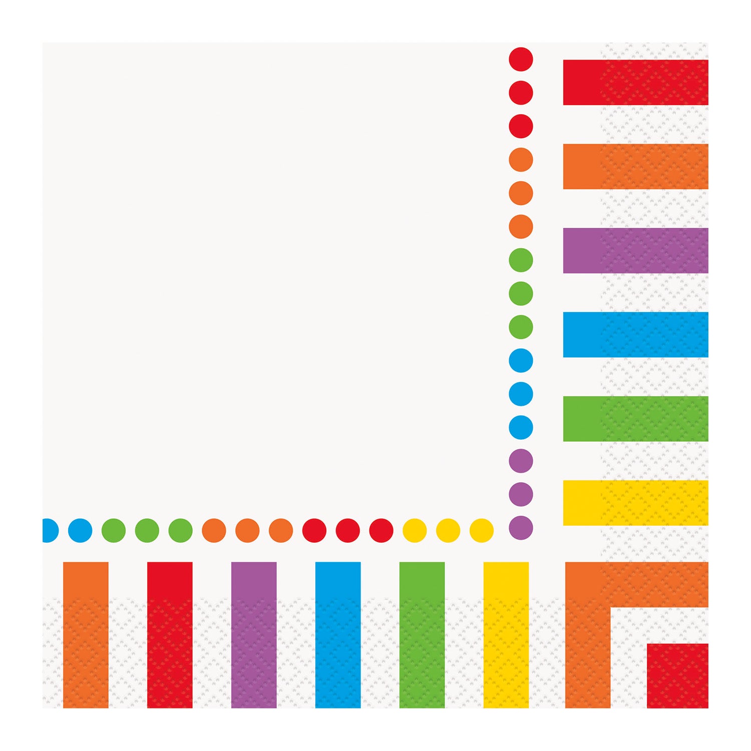 Rainbow Lunch Napkins 16pk - Party Savers