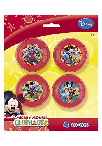 Mickey Mouse Yo-Yos 4pk| Party Savers Mickey Mouse Party Supplies