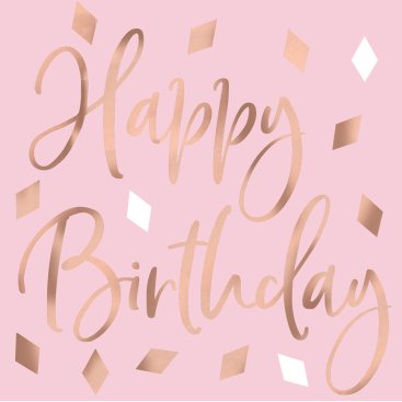 Blush Birthday Party Supplies