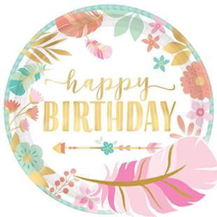 Boho Birthday Girl Party Supplies