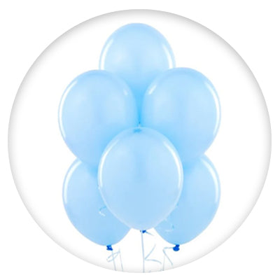 Pastel Blue Balloons