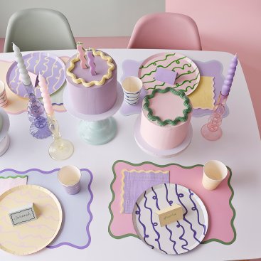 Pastel Wave Party Supplies