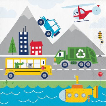 Transportation Time Party Supplies