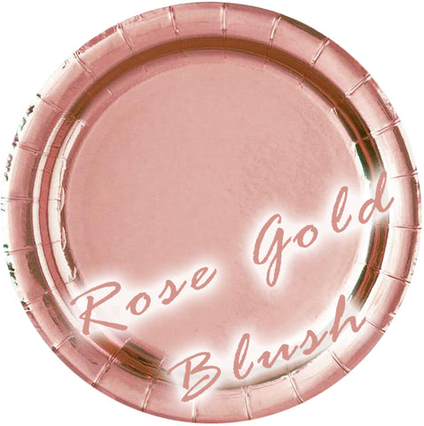Rose Gold Blush Foil Party Supplies