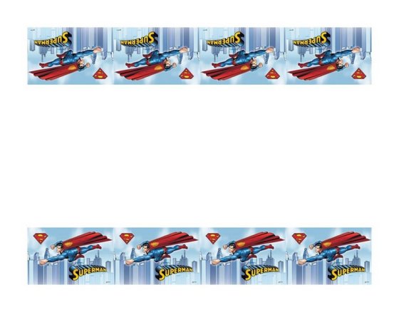 Superman Tablecover 1.3m x 1.8m Each