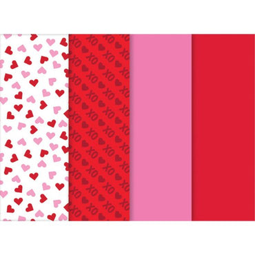 Valentine's Day Multi Tissue Paper 50cm x 50cm 30pk