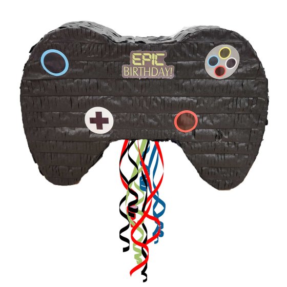 Game Controller 2D Shape Pull String Pinata FSC Each