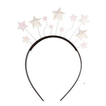 Iridescent Glitter Stars Headband Each