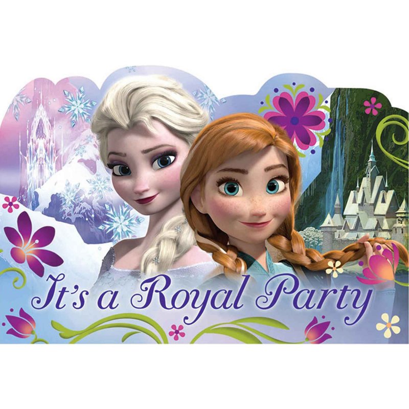 Frozen Postcard Invitations 8pk