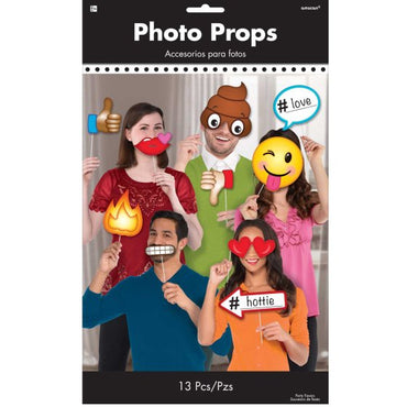 Expressions & Phrases Photo Booth Props 13pk