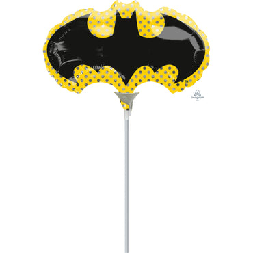 Batman Bat Symbol Mini Shape Foil Balloon Each