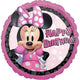 Minnie Mouse Forever Happy Birthday Foil Balloon 45cm