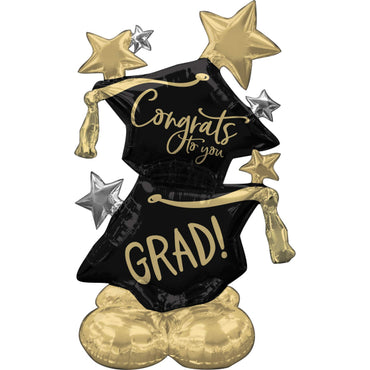 Congrats to You Grad Hats AirLoonz Balloon 83cm x 129cm Each