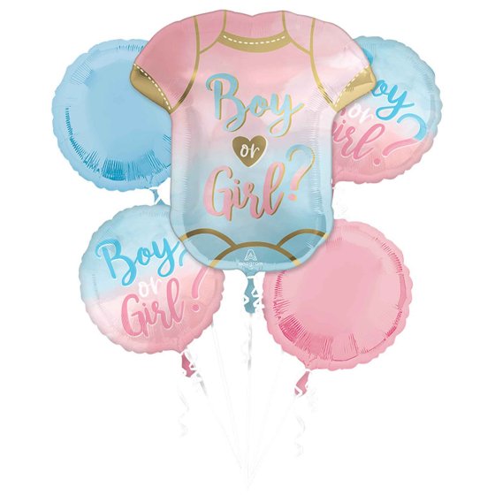 The Big Reveal Balloon Bouquet 5pk