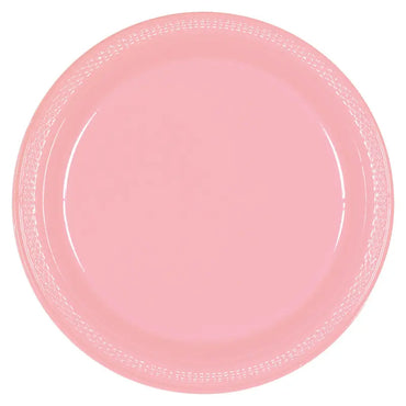 Plastic Round Banquet Plates 26cm 20pk