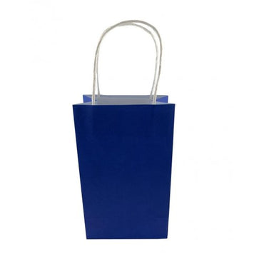 Navy Blue Paper Party Bag 21.5cm x 13cm x 8cm 5pk