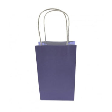 Pastel Lavender Paper Party Bag 21.5cm x 13cm x 8cm 5pk