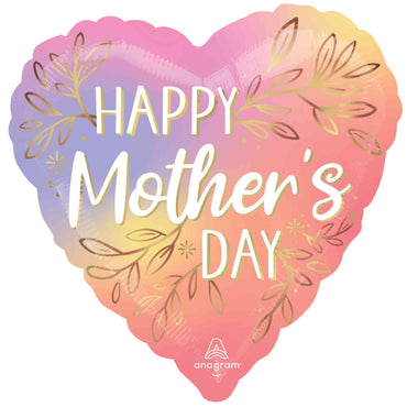 Happy Mother's Day Botanical Traces Foil Balloon 45cm Each
