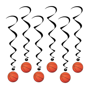 Basketball Whirls 101cm 6pk