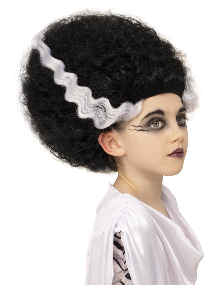 Universal Monsters Bride of Frankenstein Kids Wig