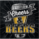 Cheers & Beers Beverage Napkins 16Pk