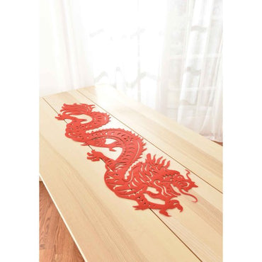 Chinese New Year Dragon Felt Table Runner 130cm x 38cm Each