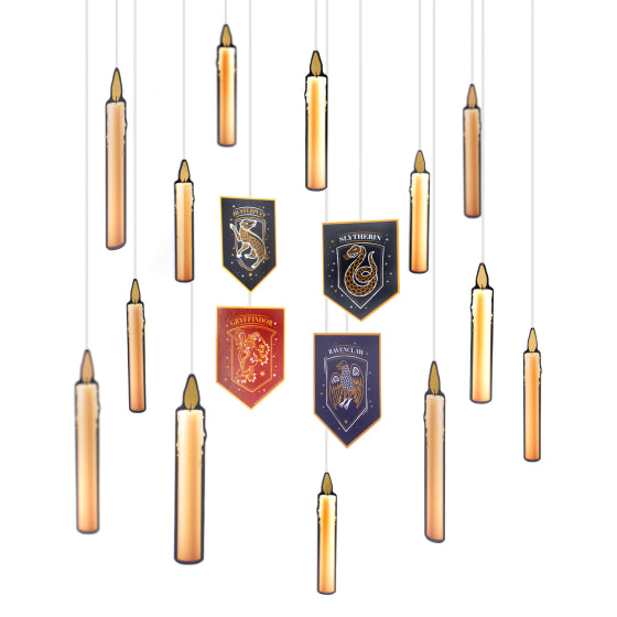 Harry Potter Hot Stamped Hanging Paper Decorations 24pk