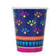 Boho Fiesta Paper Cups 270ml 8pk
