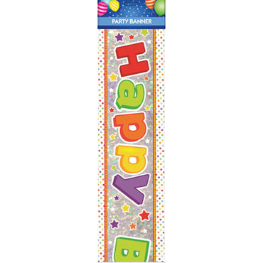 Happy Birthday Add an Age Banner Each